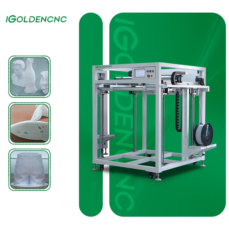 Impresora 3d  ,De gran tamaño 1000 x 1000 . IGM-3DF GOLDENCNC